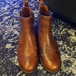 Portland Leather Tan Chelsea Boots